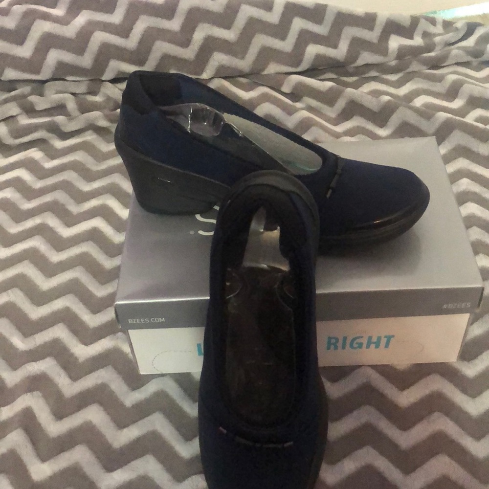 Navy Blue Bzees With Memory Foam